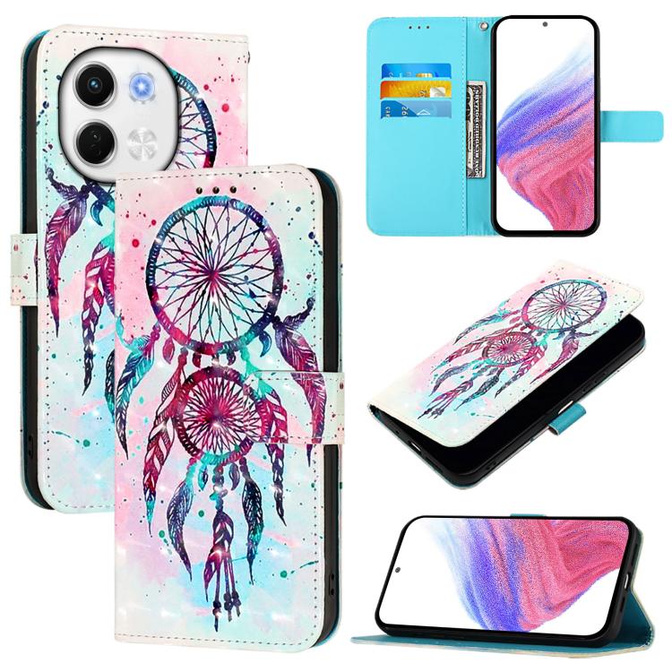 3D Painting Horizontal Flip Leather Phone Case, For Tecno Camon 50 4G, For Tecno Spark 30 5G / Pova 6 Neo 5G, For Tecno Spark Go 1 / Go 2025, For Tecno Spark 30C, For Tecno Spark 20 Pro 5G, For Tecno Pop 6C