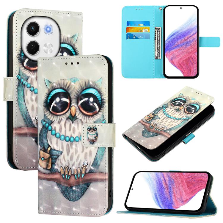 3D Painting Horizontal Flip Leather Phone Case, For Tecno Camon 50 4G, For Tecno Spark 30 5G / Pova 6 Neo 5G, For Tecno Spark Go 1 / Go 2025, For Tecno Spark 30C, For Tecno Spark 20 Pro 5G, For Tecno Pop 6C