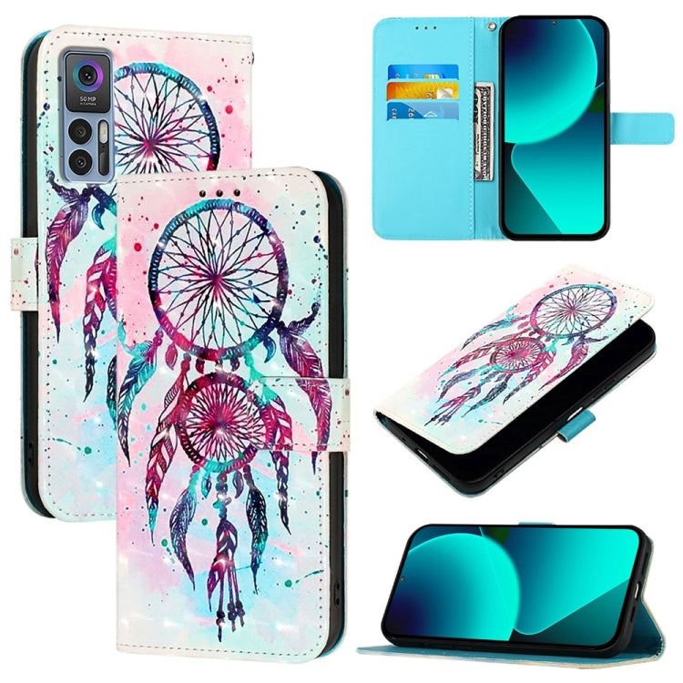 3D Painting Horizontal Flip Leather Phone Case, For TCL 30Z T602DL, For TCL 30 5G, For TCL 30 SE, For TCL 30+, For TCL 30 4G, For TCL 30 XE 5G