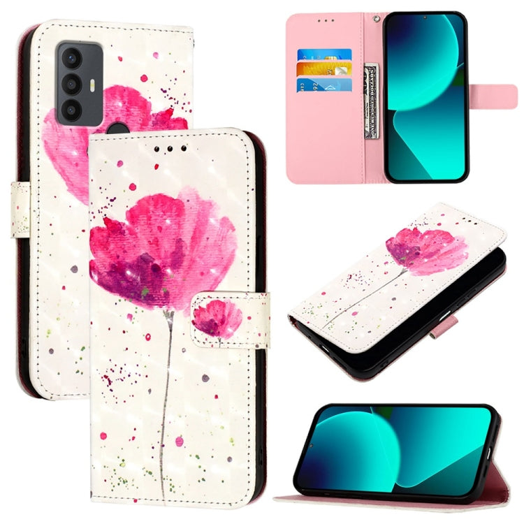 3D Painting Horizontal Flip Leather Phone Case, For TCL 30Z T602DL, For TCL 30 5G, For TCL 30 SE, For TCL 30+, For TCL 30 4G, For TCL 30 XE 5G