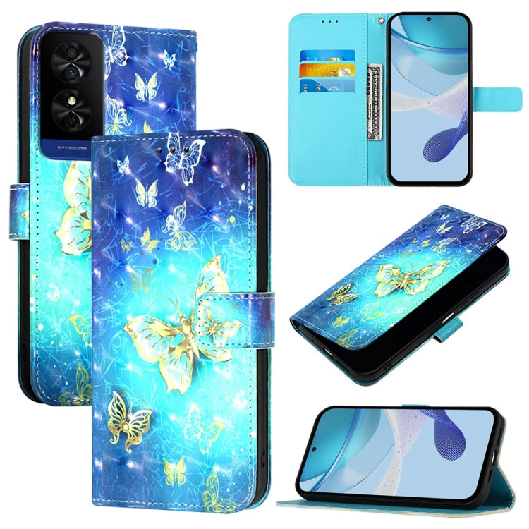 3D Painting Horizontal Flip Leather Phone Case, For TCL 50 XE 5G, For TCL 50 5G, For TCL 50 SE, For TCL 501, For TCL 505, For TCL 502