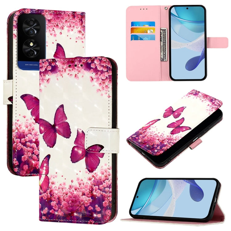 3D Painting Horizontal Flip Leather Phone Case, For TCL 50 XE 5G, For TCL 50 5G, For TCL 50 SE, For TCL 501, For TCL 505, For TCL 502