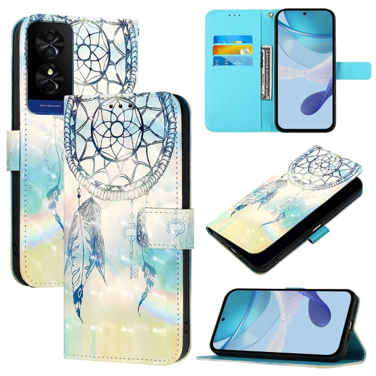 3D Painting Horizontal Flip Leather Phone Case, For TCL 50 XE 5G, For TCL 50 5G, For TCL 50 SE, For TCL 501, For TCL 505, For TCL 502