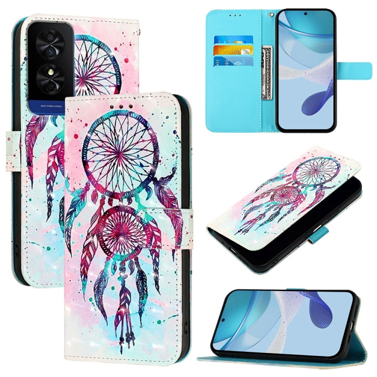 3D Painting Horizontal Flip Leather Phone Case, For TCL 50 XE 5G, For TCL 50 5G, For TCL 50 SE, For TCL 501, For TCL 505, For TCL 502