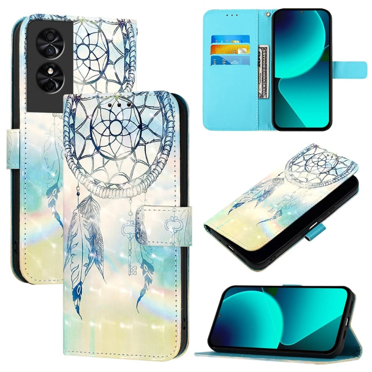 3D Painting Horizontal Flip Leather Phone Case, For TCL 50 XE 5G, For TCL 50 5G, For TCL 50 SE, For TCL 501, For TCL 505, For TCL 502
