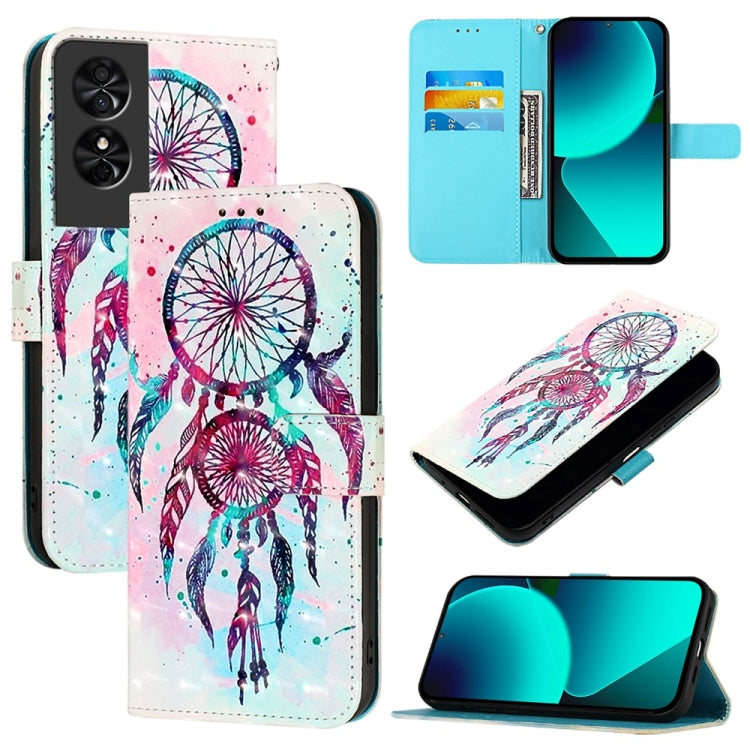 3D Painting Horizontal Flip Leather Phone Case, For TCL 50 XE 5G, For TCL 50 5G, For TCL 50 SE, For TCL 501, For TCL 505, For TCL 502