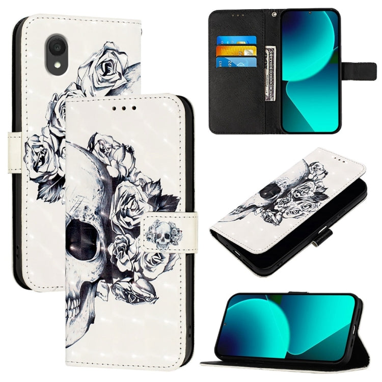 3D Painting Horizontal Flip Leather Phone Case, For TCL K32 / K33 5G, For TCL 605 / 60 SE, For TCL 50 Pro NxtPaper, For TCL 50 LE 5G, For TCL 201, For TCL 50 XL 5G