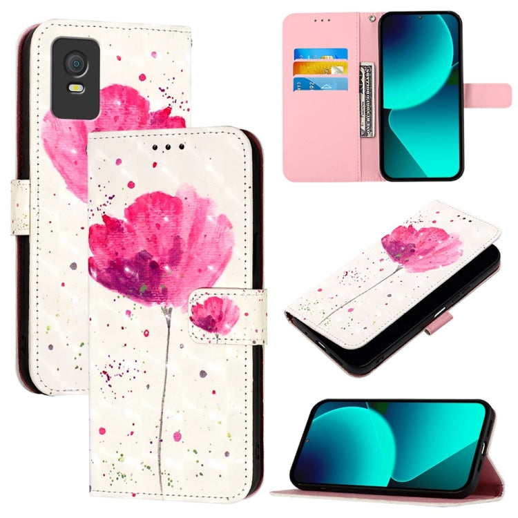 3D Painting Horizontal Flip Leather Phone Case, For TCL 405 / 406 / 408, For TCL 40 XL / 40 T T608DL, For TCL 40 SE, For TCL 403, For TCL 40 R 5G, For TCL 30 XL T701DL