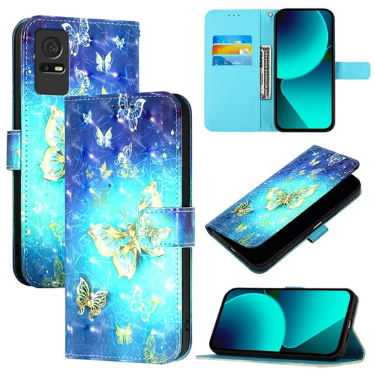 3D Painting Horizontal Flip Leather Phone Case, For TCL 405 / 406 / 408, For TCL 40 XL / 40 T T608DL, For TCL 40 SE, For TCL 403, For TCL 40 R 5G, For TCL 30 XL T701DL