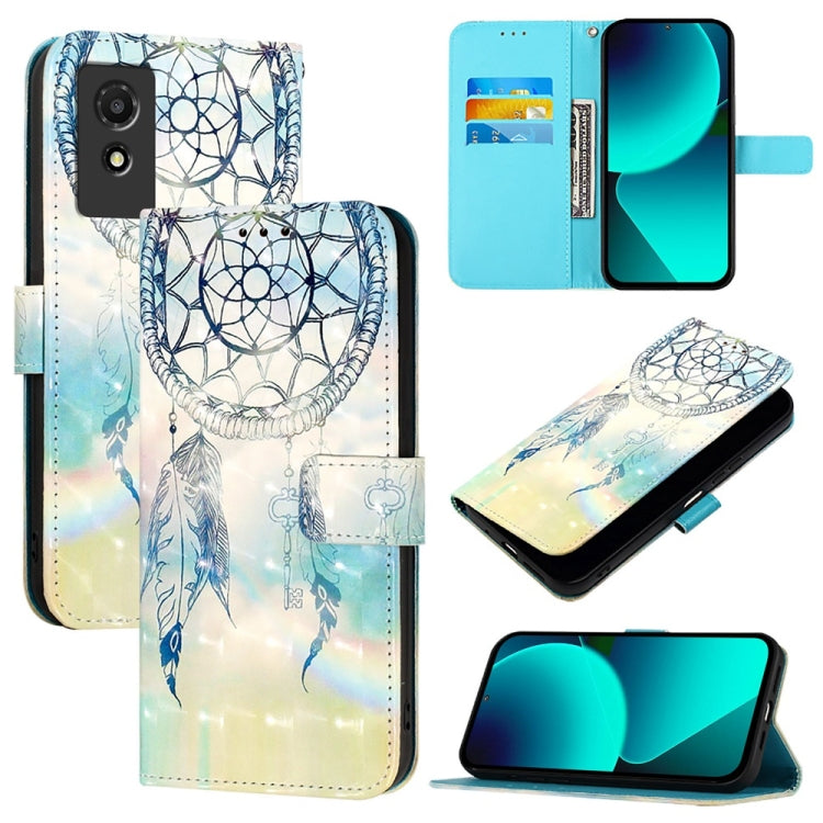 3D Painting Horizontal Flip Leather Phone Case, For TCL 50 XE 5G, For TCL 50 5G, For TCL 50 SE, For TCL 501, For TCL 505, For TCL 502