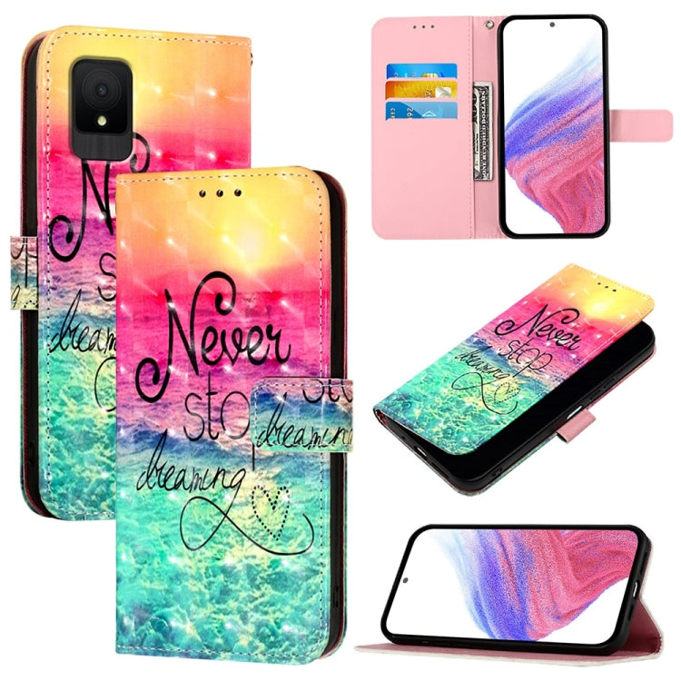 3D Painting Horizontal Flip Leather Phone Case, For TCL 50 XE 5G, For TCL 50 5G, For TCL 50 SE, For TCL 501, For TCL 505, For TCL 502