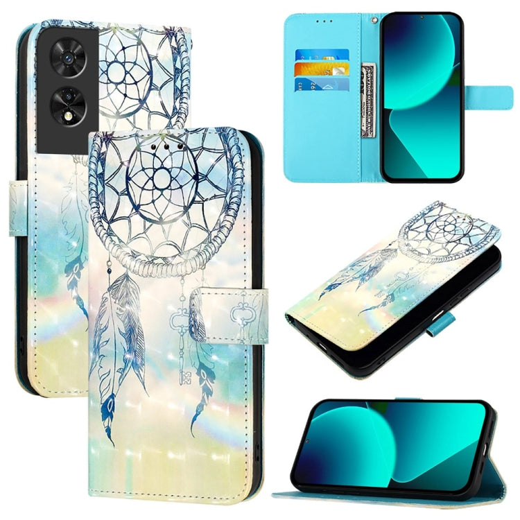 3D Painting Horizontal Flip Leather Phone Case, For TCL 50 XE 5G, For TCL 50 5G, For TCL 50 SE, For TCL 501, For TCL 505, For TCL 502
