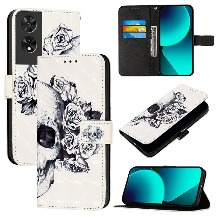 3D Painting Horizontal Flip Leather Phone Case, For TCL 50 XE 5G, For TCL 50 5G, For TCL 50 SE, For TCL 501, For TCL 505, For TCL 502