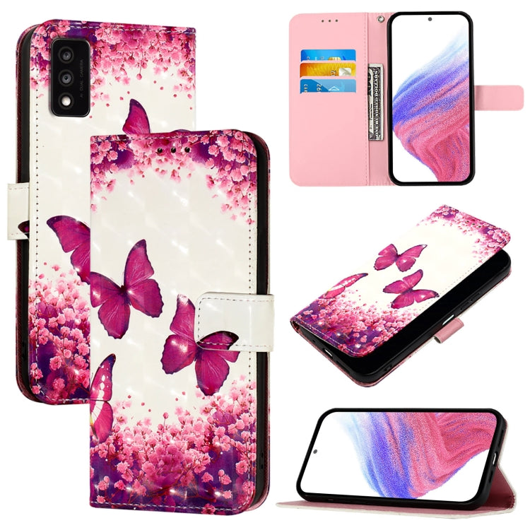 3D Painting Horizontal Flip Leather Phone Case, For TCL 306, For TCL 305 / 306 / 30 SE AL02, For TCL Stylus 5G, For TCL 303, For TCL 30T T603DL, For TCL 30 Z T602DL