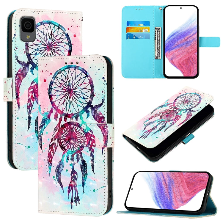 3D Painting Horizontal Flip Leather Phone Case, For TCL 306, For TCL 305 / 306 / 30 SE AL02, For TCL Stylus 5G, For TCL 303, For TCL 30T T603DL, For TCL 30 Z T602DL