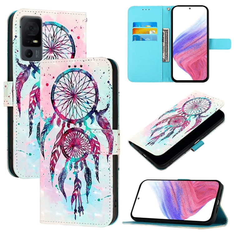 3D Painting Horizontal Flip Leather Phone Case, For TCL 405 / 406 / 408, For TCL 40 XL / 40 T T608DL, For TCL 40 SE, For TCL 403, For TCL 40 R 5G, For TCL 30 XL T701DL