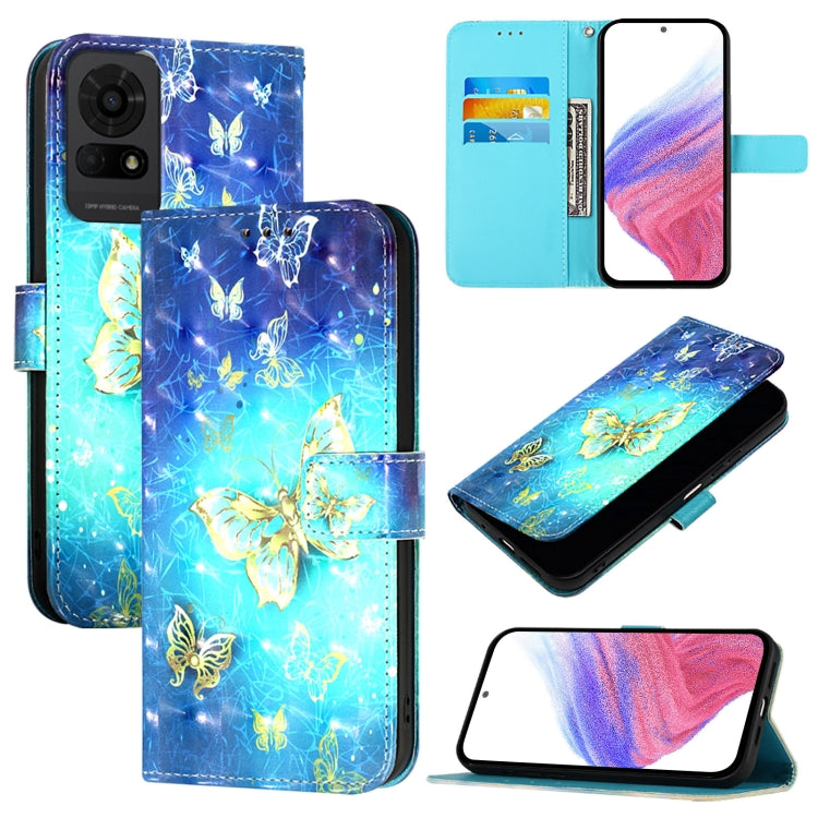 3D Painting Horizontal Flip Leather Phone Case, For TCL K32 / K33 5G, For TCL 605 / 60 SE, For TCL 50 Pro NxtPaper, For TCL 50 LE 5G, For TCL 201, For TCL 50 XL 5G