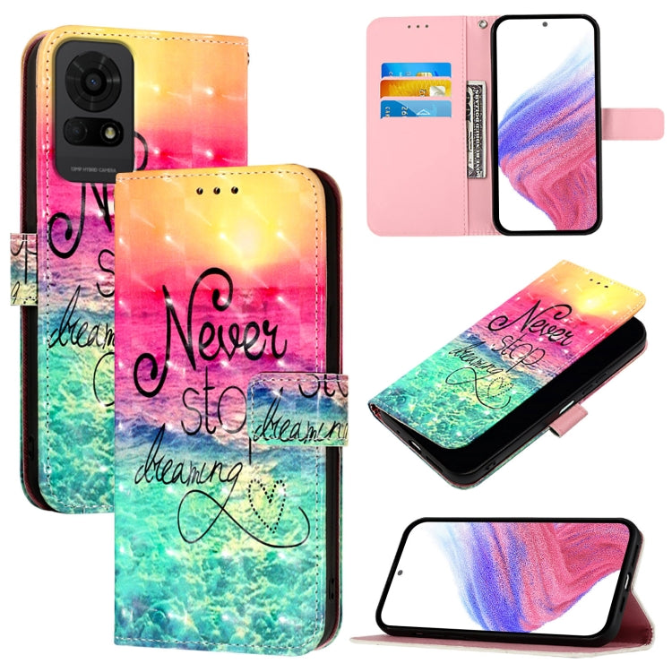 3D Painting Horizontal Flip Leather Phone Case, For TCL K32 / K33 5G, For TCL 605 / 60 SE, For TCL 50 Pro NxtPaper, For TCL 50 LE 5G, For TCL 201, For TCL 50 XL 5G