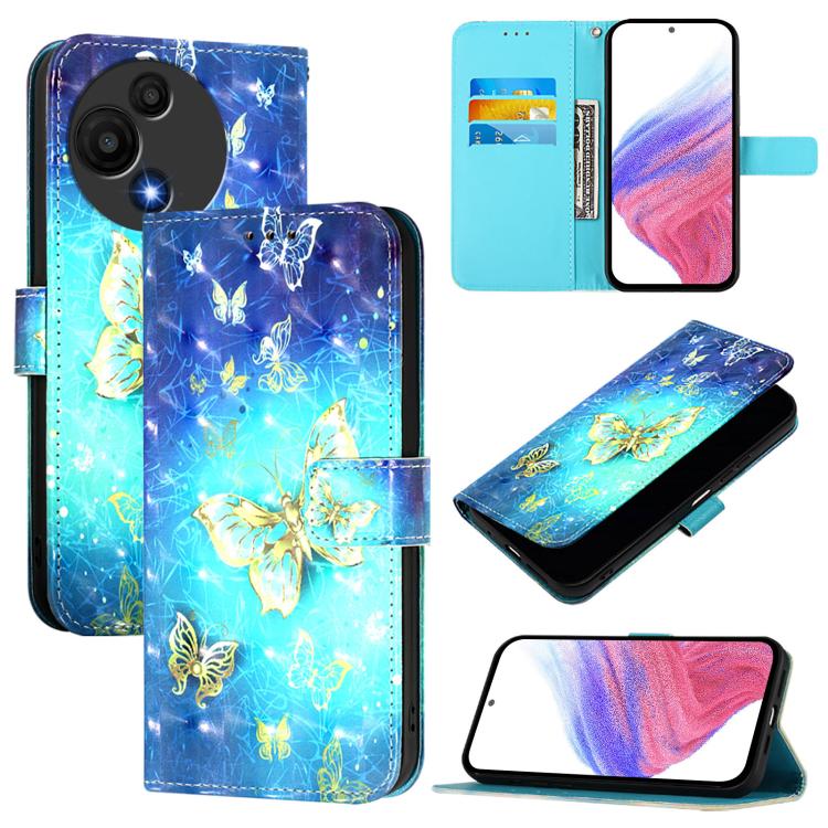 3D Painting Horizontal Flip Leather Phone Case, For TCL K32 / K33 5G, For TCL 605 / 60 SE, For TCL 50 Pro NxtPaper, For TCL 50 LE 5G, For TCL 201, For TCL 50 XL 5G