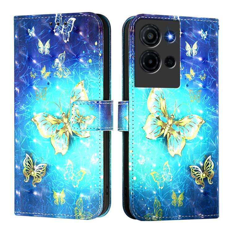 3D Painting Horizontal Flip Leather Phone Case, For TCL K32 / K33 5G, For TCL 605 / 60 SE, For TCL 50 Pro NxtPaper, For TCL 50 LE 5G, For TCL 201, For TCL 50 XL 5G