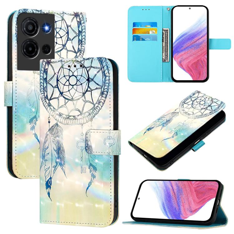 3D Painting Horizontal Flip Leather Phone Case, For TCL K32 / K33 5G, For TCL 605 / 60 SE, For TCL 50 Pro NxtPaper, For TCL 50 LE 5G, For TCL 201, For TCL 50 XL 5G