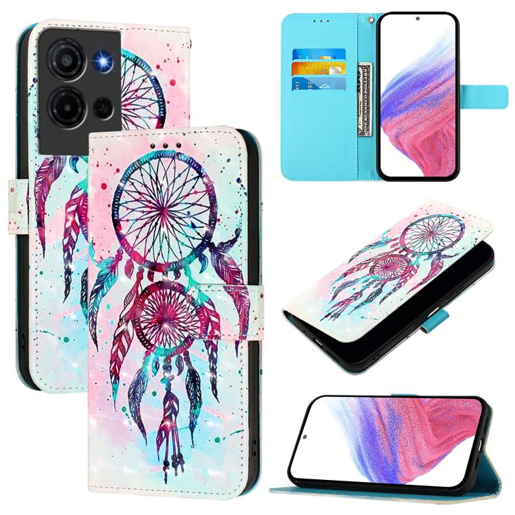 3D Painting Horizontal Flip Leather Phone Case, For TCL K32 / K33 5G, For TCL 605 / 60 SE, For TCL 50 Pro NxtPaper, For TCL 50 LE 5G, For TCL 201, For TCL 50 XL 5G