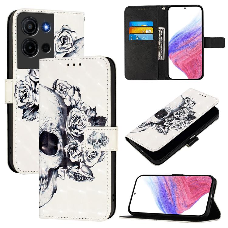 3D Painting Horizontal Flip Leather Phone Case, For TCL K32 / K33 5G, For TCL 605 / 60 SE, For TCL 50 Pro NxtPaper, For TCL 50 LE 5G, For TCL 201, For TCL 50 XL 5G