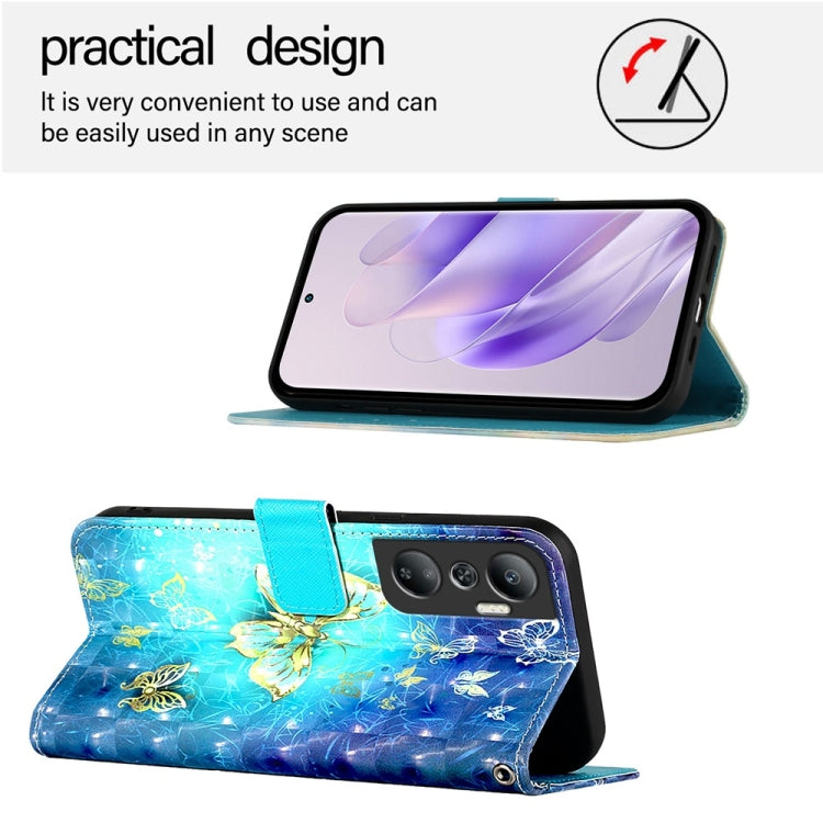 3D Painting Horizontal Flip Leather Phone Case, For Infinix Hot 20 4G, For Infinix Zero 20, For Infinix Note 12 2023 / Note 12 Pro 4G, For Infinix Note 12 5G / Note 12 Pro 5G, For Infinix Hot 10T / 10S, For Infinix Hot 10i