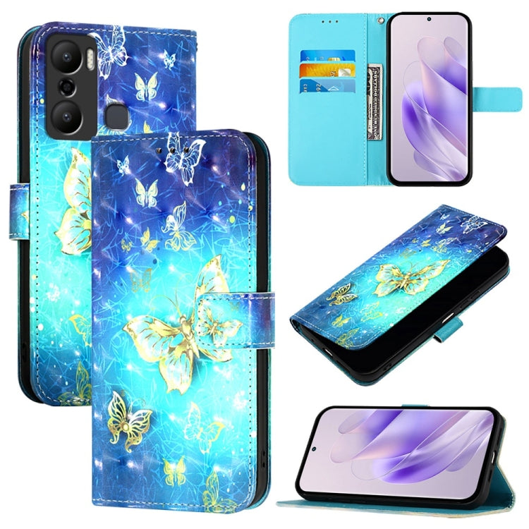 3D Painting Horizontal Flip Leather Phone Case, For Infinix Hot 30 4G, For Infinix Hot 20S / Hot 20 Pro, For Infinix Hot 20 5G, For Infinix Smart 7, For Infinix Hot 20i, For Infinix Hot 20 Play