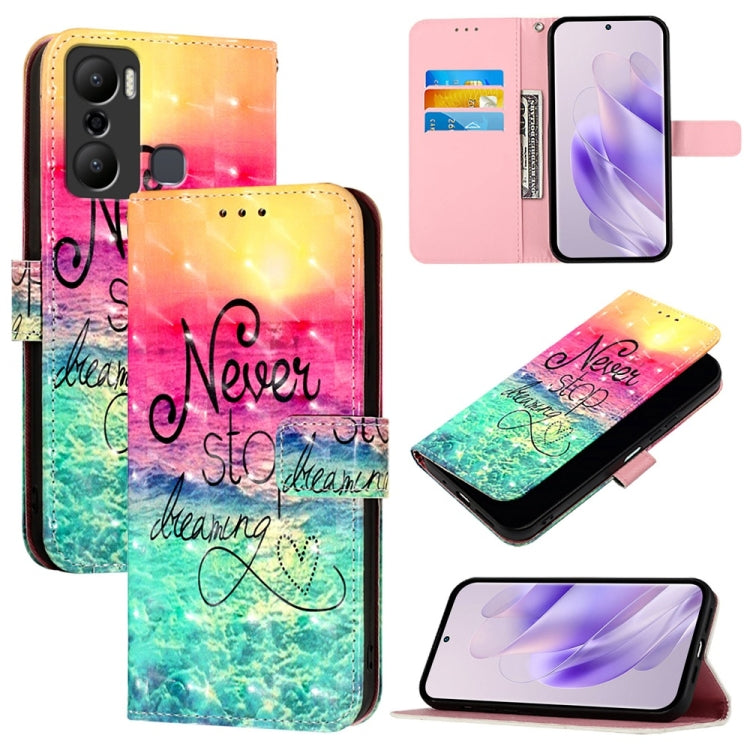 3D Painting Horizontal Flip Leather Phone Case, For Infinix Hot 30 4G, For Infinix Hot 20S / Hot 20 Pro, For Infinix Hot 20 5G, For Infinix Smart 7, For Infinix Hot 20i, For Infinix Hot 20 Play