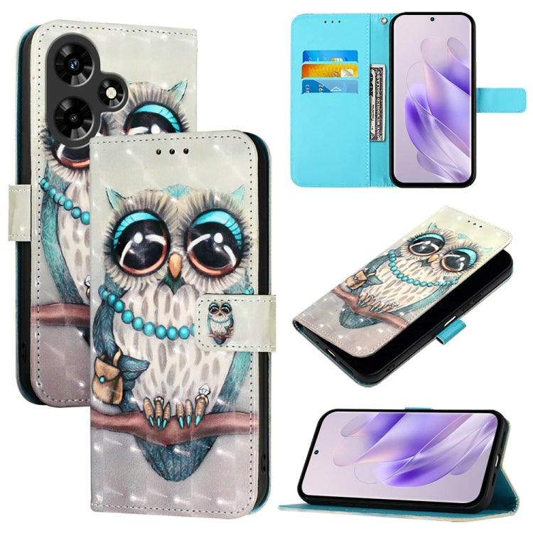 3D Painting Horizontal Flip Leather Phone Case, For Infinix Smart 7 HD / Smart 7 India, For Infinix Note 30 5G / Note 30 Pro, For Infinix Note 30i, For Infinix Note 30 4G, For Infinix Note 30 VIP, For Infinix Hot 30i