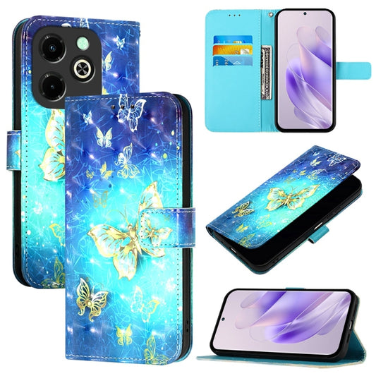 3D Painting Horizontal Flip Leather Phone Case, For Infinix Hot 40i, For Infinix Smart 8, For Infinix Zero 30 4G, For Infinix Zero 30 5G, For Infinix Hot 30 5G, For Infinix Hot 30 Play / Hot 30 Play NFC