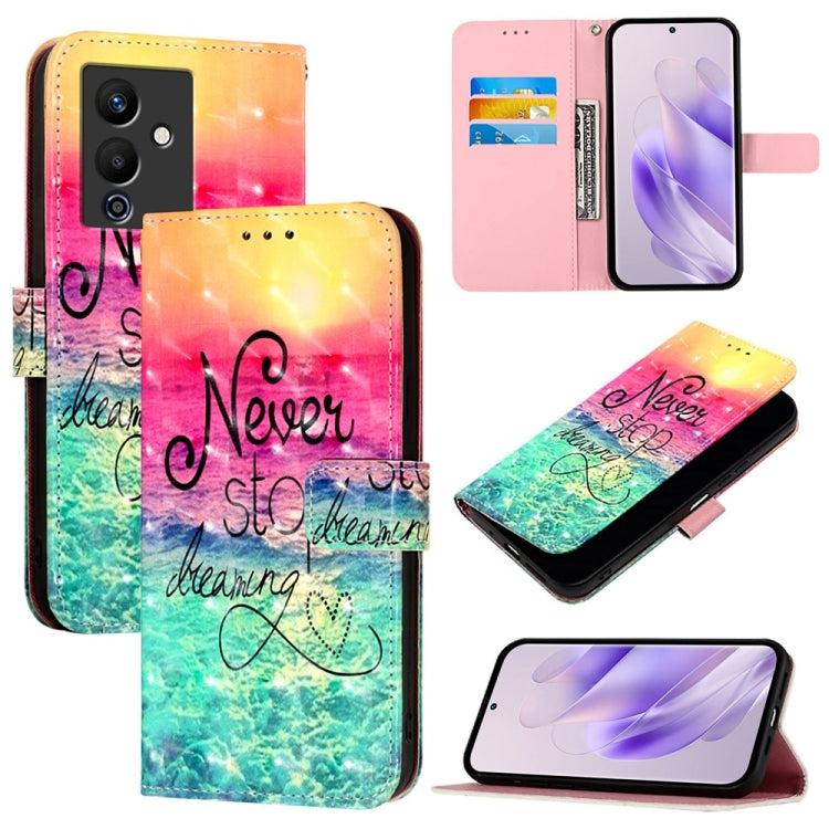 3D Painting Horizontal Flip Leather Phone Case, For Infinix Hot 20 4G, For Infinix Zero 20, For Infinix Note 12 2023 / Note 12 Pro 4G, For Infinix Note 12 5G / Note 12 Pro 5G, For Infinix Hot 10T / 10S, For Infinix Hot 10i