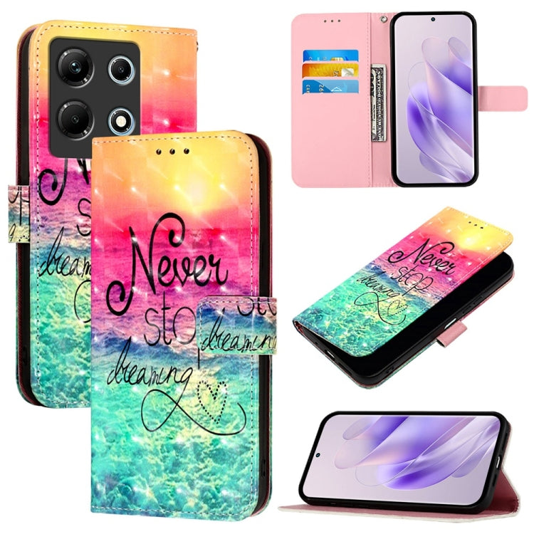 3D Painting Horizontal Flip Leather Phone Case, For Infinix Smart 7 HD / Smart 7 India, For Infinix Note 30 5G / Note 30 Pro, For Infinix Note 30i, For Infinix Note 30 4G, For Infinix Note 30 VIP, For Infinix Hot 30i