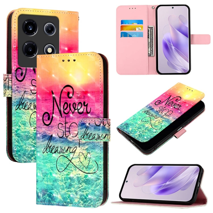 3D Painting Horizontal Flip Leather Phone Case, For Infinix Smart 7 HD / Smart 7 India, For Infinix Note 30 5G / Note 30 Pro, For Infinix Note 30i, For Infinix Note 30 4G, For Infinix Note 30 VIP, For Infinix Hot 30i