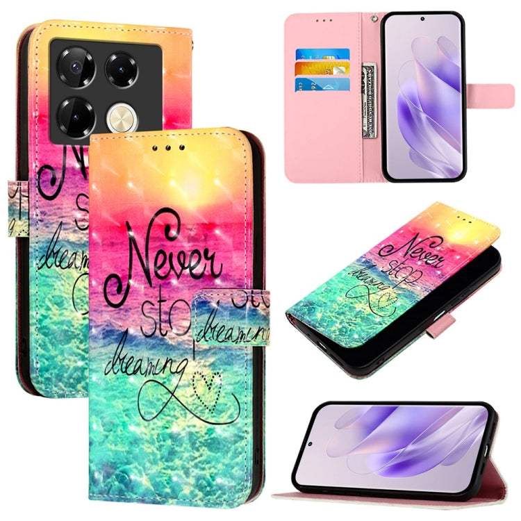 3D Painting Horizontal Flip Leather Phone Case, For Infinix Smart 8 Plus / Smart 8 Pro, For Infinix GT 20 Pro, For Infinix Note 40 Pro 4G, For Infinix Note 40 Pro 5G, For Infinix Note 40, For Infinix Hot 40 / Hot 40 Pro