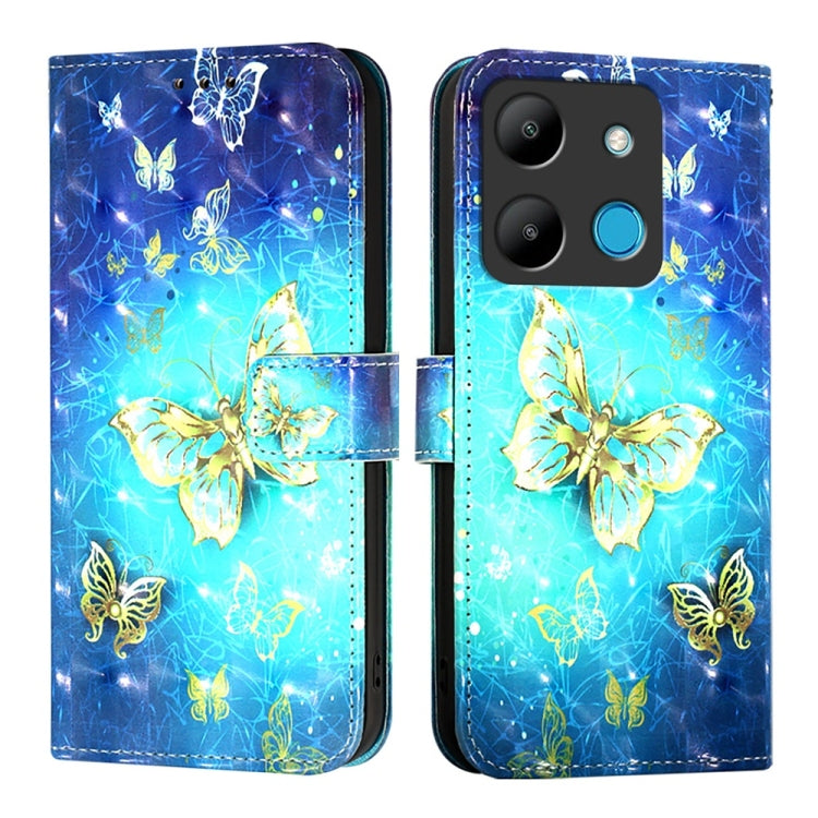 3D Painting Horizontal Flip Leather Phone Case, For Infinix Smart 7 HD / Smart 7 India, For Infinix Note 30 5G / Note 30 Pro, For Infinix Note 30i, For Infinix Note 30 4G, For Infinix Note 30 VIP, For Infinix Hot 30i