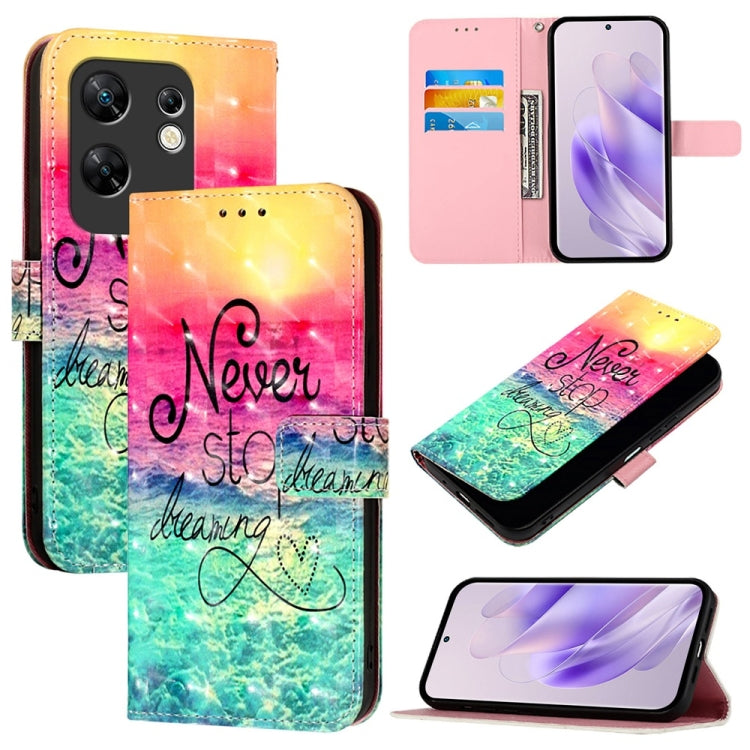 3D Painting Horizontal Flip Leather Phone Case, For Infinix Hot 40i, For Infinix Smart 8, For Infinix Zero 30 4G, For Infinix Zero 30 5G, For Infinix Hot 30 5G, For Infinix Hot 30 Play / Hot 30 Play NFC