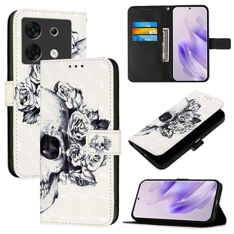 3D Painting Horizontal Flip Leather Phone Case, For Infinix Hot 40i, For Infinix Smart 8, For Infinix Zero 30 4G, For Infinix Zero 30 5G, For Infinix Hot 30 5G, For Infinix Hot 30 Play / Hot 30 Play NFC