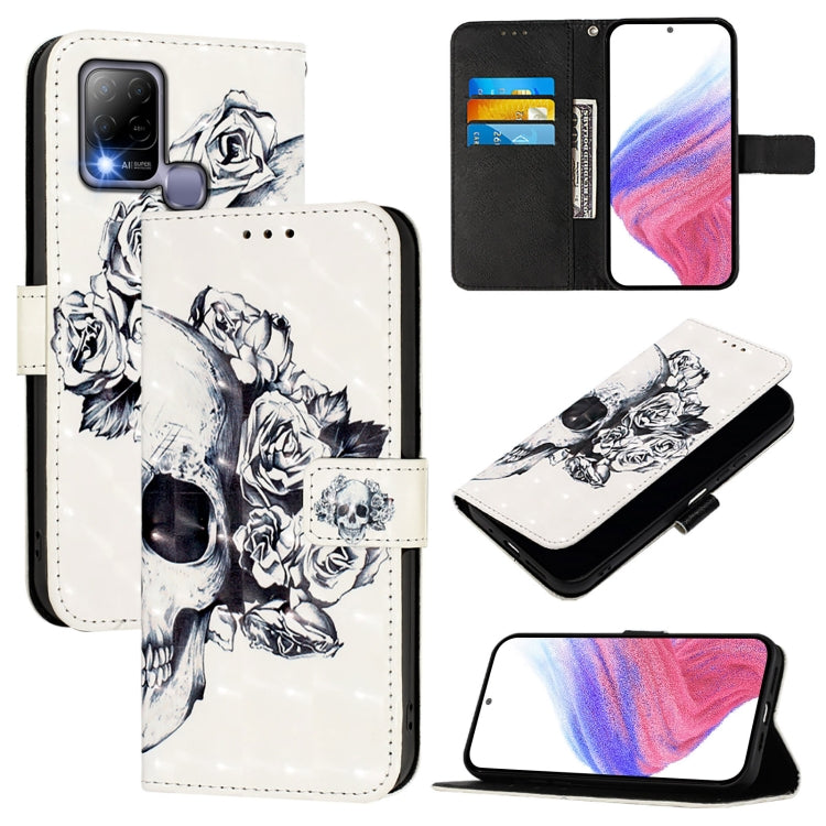 3D Painting Horizontal Flip Leather Phone Case, For Infinix Hot 20 4G, For Infinix Zero 20, For Infinix Note 12 2023 / Note 12 Pro 4G, For Infinix Note 12 5G / Note 12 Pro 5G, For Infinix Hot 10T / 10S, For Infinix Hot 10i