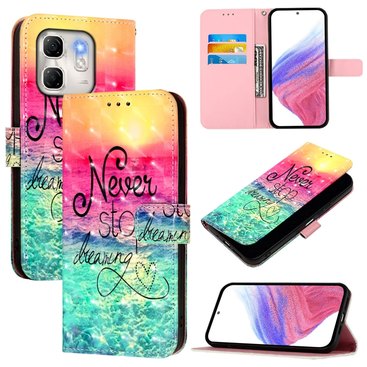 3D Painting Horizontal Flip Leather Phone Case, For Infinix GT 50 Pro 5G, For Infinix Note Edge 5G, For Infinix Smart 20 4G, For Infinix Note 60 / 60 Pro 5G, For Infinix Smart 10 4G / Tecno Pop 10, For Infinix Hot 50i 5G / Smart 9 4G