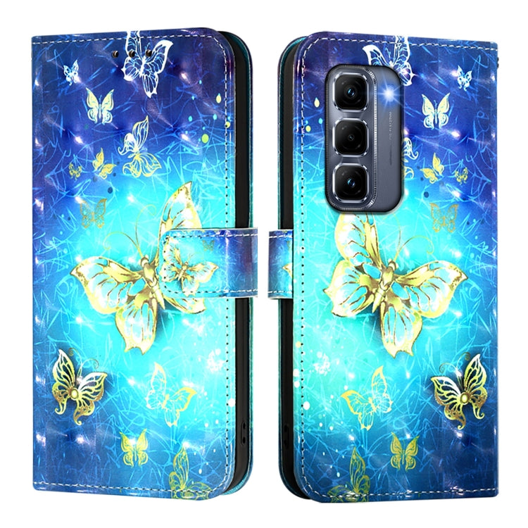 3D Painting Horizontal Flip Leather Phone Case, For Infinix Hot 50 Pro+ 4G, For Infinix Hot 50 4G, For Infinix Hot 50 5G, For Infinix Zero 40 4G / 5G, For Infinix Note 40X 5G, For Infinix Note 40 5G