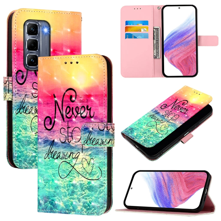 3D Painting Horizontal Flip Leather Phone Case, For Infinix Hot 50 Pro+ 4G, For Infinix Hot 50 4G, For Infinix Hot 50 5G, For Infinix Zero 40 4G / 5G, For Infinix Note 40X 5G, For Infinix Note 40 5G