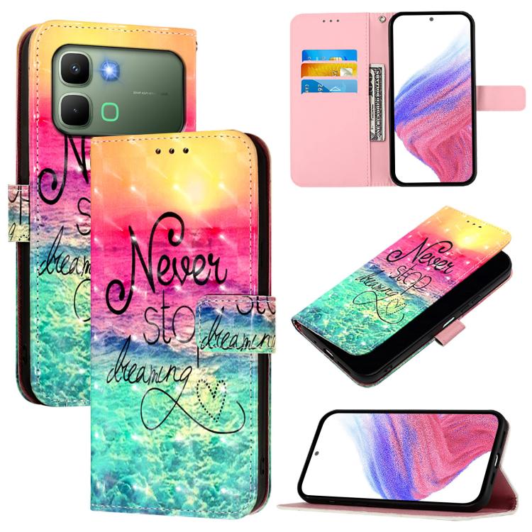 3D Painting Horizontal Flip Leather Phone Case, For Infinix GT 50 Pro 5G, For Infinix Note Edge 5G, For Infinix Smart 20 4G, For Infinix Note 60 / 60 Pro 5G, For Infinix Smart 10 4G / Tecno Pop 10, For Infinix Hot 50i 5G / Smart 9 4G