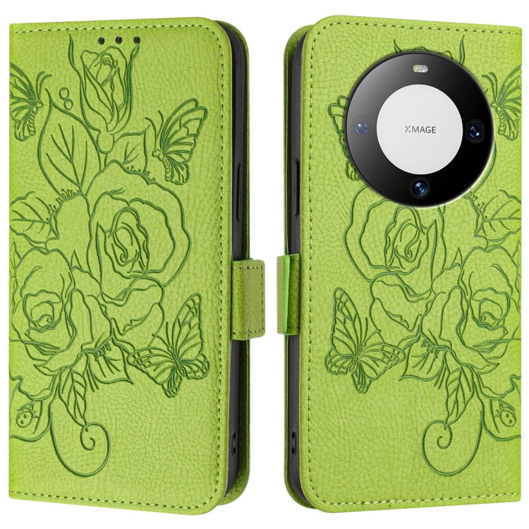 Embossed Rose RFID Anti-theft Leather Phone Case, For Huawei Mate 60, For Huawei P60 Art, For Huawei P60 / P60 Pro, For Huawei Enjoy 50 Pro 4G / nova Y90, For Huawei Enjoy 50 4G / nova Y70 Plus, For Huawei nova 9, For Huawei P50 Pro, For Huawei P50