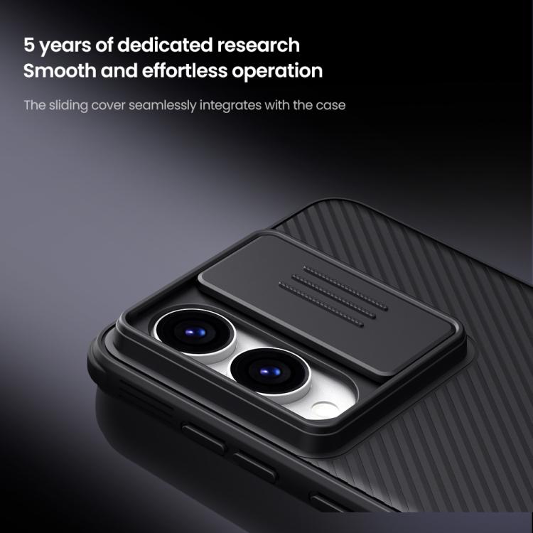 NILLKIN Black Mirror Pro Series Camshield PC Phone Case, For Samsung Galaxy S25 Edge 5G, For Samsung Galaxy S25 5G, For Samsung Galaxy S25 Ultra 5G