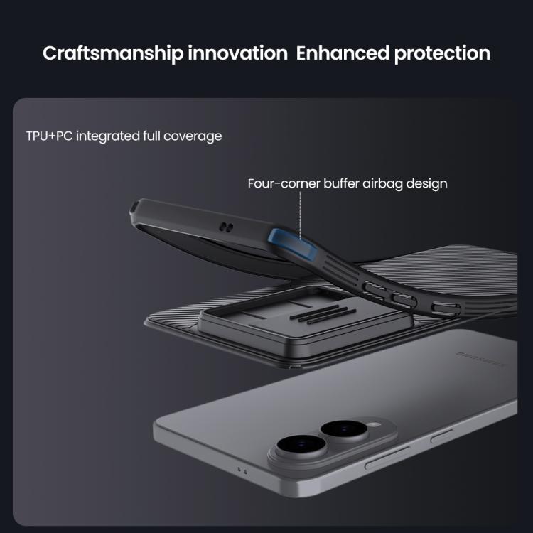NILLKIN Black Mirror Pro Series Camshield PC Phone Case, For Samsung Galaxy S25 Edge 5G, For Samsung Galaxy S25 5G, For Samsung Galaxy S25 Ultra 5G