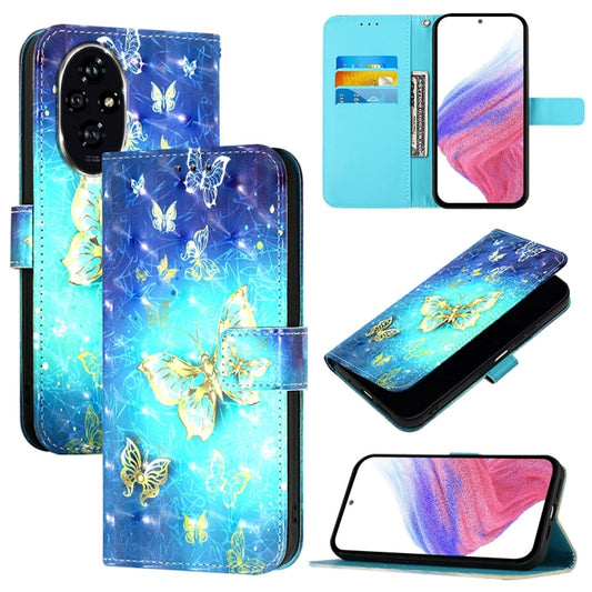3D Painting Horizontal Flip Leather Phone Case, For Honor 200, For Honor Play 50, For Honor 200 Lite Global, For Honor 90 Smart / X7b 4G / 5G Global, For Honor Magic6 Pro Global, For Honor Magic6 Global