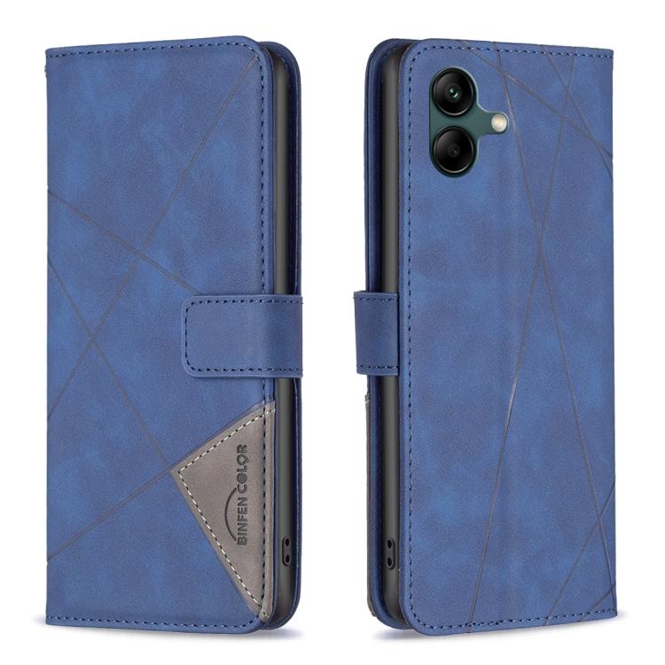 Magnetic Buckle Rhombus Texture Leather Phone Case, For Samsung Galaxy M36 5G, For Samsung Galaxy M16 5G / F16 5G, For Samsung Galaxy M06 5G / F06 5G, For Samsung Galaxy M35, For Samsung Galaxy XCover 7 Pro