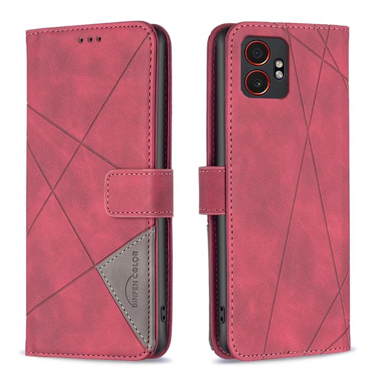 Magnetic Buckle Rhombus Texture Leather Phone Case, For Samsung Galaxy M36 5G, For Samsung Galaxy M16 5G / F16 5G, For Samsung Galaxy M06 5G / F06 5G, For Samsung Galaxy M35, For Samsung Galaxy XCover 7 Pro
